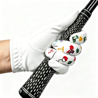 Guantes de Golf de Piel Sintética PU para Hombre y Mujer, de Alto Rendimiento, Ecológicos, Económicos, Duraderos, Ligeros, con Logotipo y Color Personalizados