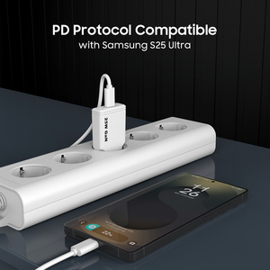 Cargador de Teléfono Ultra Delgado Tipo C Gan PD de 25w para iPhone y Samsung, Adaptador Portátil de Carga Rápida para Dispositivos Móviles, Cargador de Pared USB C - Product Image 3