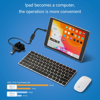 Adaptateur universel USB C vers USB 2.0, câble OTG Plug and Play, convertisseur pour Google Chromebook, téléphone portable, tablette, clé USB