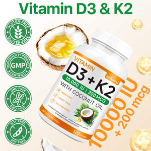Complément alimentaire Lofuanna Vitamine D3 K2 en capsules, biologique, végétalien, pour des os sains et solides, calcium, magnésium, vitamine D3 K2 en gélules molles - Product Image 2