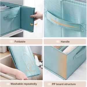 Drawer Storage <b>Box</b> Closet Organizer Clothing <b>Foldable</b> Eco-Friendly Modern Wardrobe Separation Boxes Divider Cabinet Underwear - Product Image 5