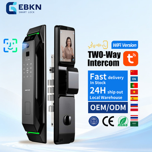 Serrures de porte numériques électroniques Wifi EBKN avec application Tuya, reconnaissance faciale 3D, carte NFC, serrure de porte numérique OEM, logo personnalisé de l'usine - Product Image 4