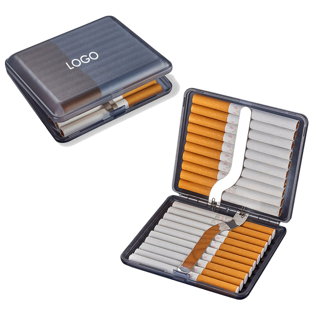 Pocket 20 Capacity Waterproof Tobacco Box – Transparent Smoking Cigarette  Case for Convenient Storage and Custom Logo Options