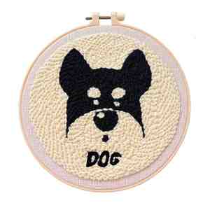 Kit <span class=keywords><strong>de</strong></span> Agujas <span class=keywords><strong>de</strong></span> Punch Needle <span class=keywords><strong>de</strong></span> Alta Calidad con Diseño <span class=keywords><strong>de</strong></span> <span class=keywords><strong>Cachorro</strong></span> Adorable, Ideal para Principiantes, Set <span class=keywords><strong>de</strong></span> Agujas para Perforar, Personalizable, Arte para Adultos - Product Image 1