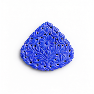 Miniatura Tallada en Lapislázuli con Diseño Floral Mughal: Un Tributo a la Elegancia y la Herencia en la Joyería - Product Image 2