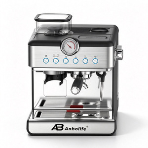 <span class=keywords><strong>Machine</strong></span> <span class=keywords><strong>à</strong></span> <span class=keywords><strong>café</strong></span> <span class=keywords><strong>expresso</strong></span> Anbolife <span class=keywords><strong>avec</strong></span> moulin intégré, <span class=keywords><strong>filtre</strong></span> 58 mm, 20 bars, 35 réglages de mouture, design haut de gamme, contrôle de la température, pour la maison <span class=keywords><strong>et</strong></span> le <span class=keywords><strong>café</strong></span> - Product Image 3