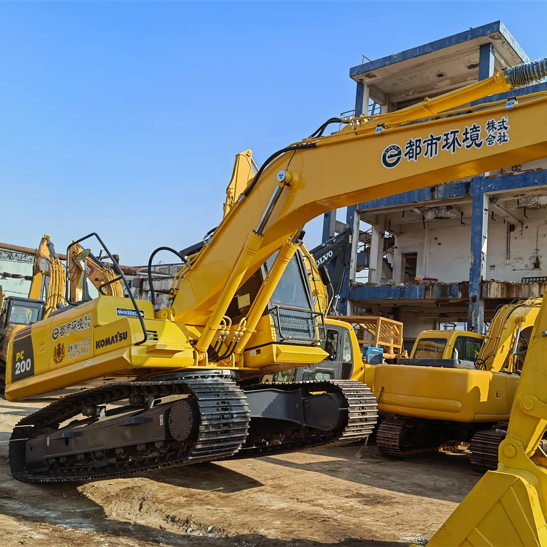 Escavadeira komatsu pc200-8 para venda/komatsu crawler 200-8 com boa qualidade