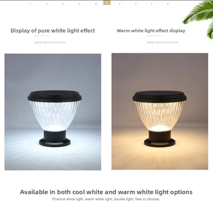 <span class=keywords><strong>Fari</strong></span> <span class=keywords><strong>a</strong></span> Colonna <span class=keywords><strong>LED</strong></span> Solari IP65 <span class=keywords><strong>con</strong></span> Angolo di Illuminazione <span class=keywords><strong>a</strong></span> 360°, Batteria al Litio Ferro Fosfato per Illuminazione Perimetrale di Giardini e Muri, in Alluminio - Product Image 4