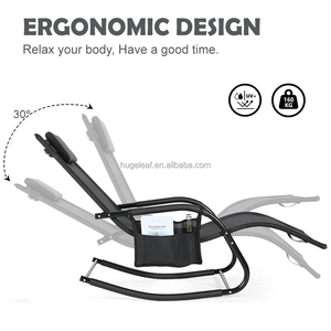 Silla de Malla Ergonómica <span class=keywords><strong>Plegable</strong></span> y Portátil, Resistente a los Rayos UV, Relajante, Transpirable, de Gravedad Cero, con Reposabrazos Envolventes - Product Image 4