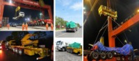 Conteneur de transport lourd fabriqué en Chine, remorque à chargement latéral autoportante