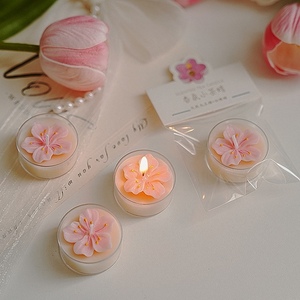 2-Giờ Làm Bằng Tay Mini Hương Thơm Sáng Tạo Đồ Trang Trí Đào Hoa Hình Dạng Hương Thơm Trà Ánh Sáng Nến - Product Image 3