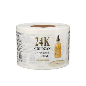 Etiquetas Adhesivas Personalizadas de Vinilo PVC Transparente con Círculos de Papel de Aluminio Dorado para Botellas de Vino, Cerveza, Whisky y Bebidas - Product Image 6