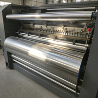 Rouleau ondulateur simple automatique électrique sans doigts NDSF 320s en acier allié pour ligne de production de boîtes en carton
