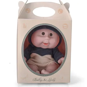 3D Dol可爱婴儿玩具小女孩玩具时尚女孩模拟3D娃娃拥抱礼物柔软身体胖娃娃