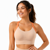 Nouvel Arrivage Brassière de Sport Sans Coutures Style Débardeur pour Yoga, Gym, Course à Pied, Absorption des Chocs, Couvrance Totale, Effet Minimiseur, Tailles S à XL pour Femme