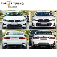 Kit de Carrocería para Actualizar la Serie 3 G20 G28 (2019-2022) a G20 LCI Estilo MT, Conversión de Carrocería Delantera y Trasera 320i 325i 330i LCI MT
