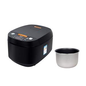 Olla arrocera eléctrica digital inteligente automática con pantalla táctil LCD, antiadherente, con corona plateada, para uso doméstico. - Product Image 5