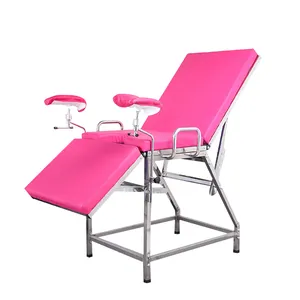 2024 Metal Steel Style New Hospital Medical Bed Obstetric And Gynecologic Examination Delivery Bed