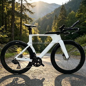 <span class=keywords><strong>Bicicleta</strong></span> de Triatlón Twitter Carbon TT 700C con Cuadro de Carbono Completo, Cambio Electrónico Inalámbrico, <span class=keywords><strong>Bicicleta</strong></span> de Carreras para <span class=keywords><strong>Ironman</strong></span> - Product Image 4