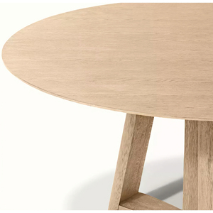 Bàn ăn tròn Aros phong cách Mỹ - Nội thất nhà bếp sang trọng - Bàn ăn tròn bằng gỗ với chân gỗ chắc chắn - Product Image 6