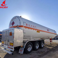 Semi-remorque citerne cryogénique pour le transport de gaz naturel liquéfié (GNL) pour la livraison routière de gaz