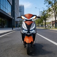 Moto électrique à deux roues haute vitesse 1000W à double éclairage pour adultes avec cadre en acier et moteur de moyeu arrière – Vente en gros usine