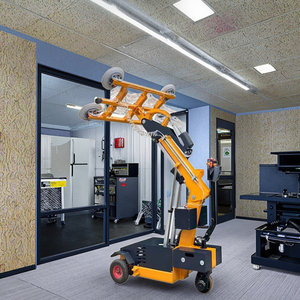 Chariot <span class=keywords><strong>d</strong></span>'installation de verre à ventouse de haute qualité, entièrement électrique et hydraulique, avec ventouse de levage sous vide de 3m, 4m, 5m pour panneaux sandwich - Product Image 6
