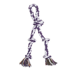 Perlengkapan hewan peliharaan mainan anjing tempur tarik kuat anyam rapat untuk pengunyah agresif besar - Product Image 3