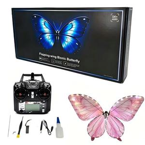Drone a Forma di <span class=keywords><strong>Farfalla</strong></span> con Telecomando e Ali LED Luminose per Consegna Anelli Nuziali, Proposte Romantiche, Eventi e Spettacoli Aerei - Product Image 4