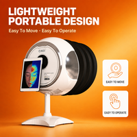 Analyseur de peau facial portable professionnel alimenté par l'IA avec contrôle iPad pour salons de beauté et cliniques – Scanner d'imagerie cutanée 12 modes