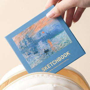 LISI MINI Set da Viaggio con Taccuino 10.5x10.5cm, Blocco di Carta Bianca Quadrato Portatile per Schizzi e Disegni - Product Image 4