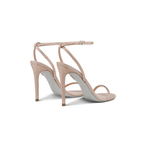 Sandals 2025 New Women's European and American Open Toe Buckle with Rhinestone <b>Sexy</b> <b>High</b> <b>Heels</b> Women's Fine <b>Heel</b> Fairy Style - Product Image 3