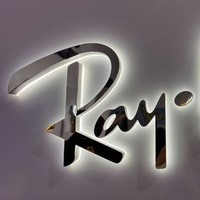 Letrero Metálico 3D Personalizado para Negocios, Letrero Luminoso LED para Exteriores, Logotipo para Fachada de Tienda, Letras de Canal Retroiluminadas para Publicidad de Empresas en Centros Comerciales