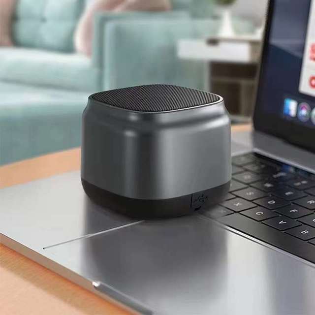 Tws Function Small 3W Mini Pocket Size Woofer Fashion Portable Pa Speaker Bt Speakers Wireless Charging Blue Tooth Speaker
