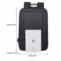 Mochila para Portátil, Personalizada, Resistente, para la Escuela, Universidad, Viajes, Antirrobo, Gran Capacidad, Impermeable, con Puerto USB