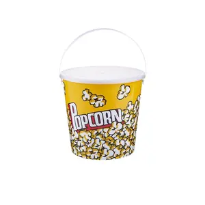 Promotion Popcorn Bucket Plastic Cup Bucket Popcorn Movies Food,other Food Bowl JC0565+L+H Pp,plastic Single Wall D21*20cm JCA