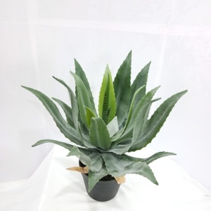 <span class=keywords><strong>Planta</strong></span> de plástico Artificial retardante de llama, simulación de bonsái decorativa, <span class=keywords><strong>maguey</strong></span> - Product Image 2