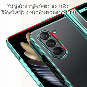 <span class=keywords><strong>Coque</strong></span> de téléphone transparente anti-chute pour Samsung <span class=keywords><strong>Z</strong></span> <span class=keywords><strong>Fold</strong></span> 6 Slim Thin Shell Clear Electroplated Phone Case pour Samsung <span class=keywords><strong>Z</strong></span> <span class=keywords><strong>Fold</strong></span> 5 4 <span class=keywords><strong>3</strong></span> - Product Image 5