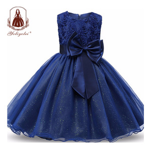 Yoliyolei-vestido de fiesta Para niña, vestido rojo de princesa de Navidad Para niños - Product Image 5