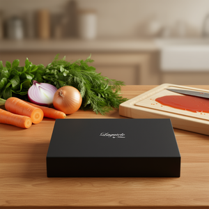 Juego de cuchillos para trinchar Haws Laguiole de 3 piezas con tabla de cortar y ranura para jugo - Product Image 3