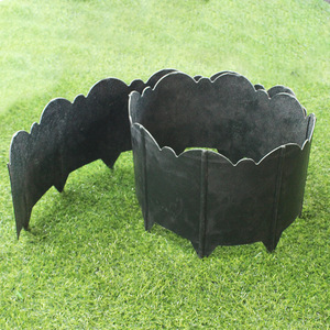 Bordure de jardin en plastique PE de haute qualité Dense Pound-In Lawn Garden Tree Rings Lits de fleurs pour un usage domestique - Product Image 4