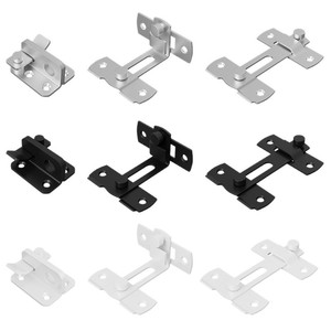 Stainless Steel Door Latch Thickened With Lock Hole For <b>Sliding</b> And Safety Doors Minimalist Design Easy Installation - Product Image 1
