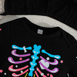 Combinaison longue à manches longues pour bébé, motif animal, chapeau, tricot en spandex/coton, unisexe, pour Halloween, automne, fête, escalade - Product Image 4