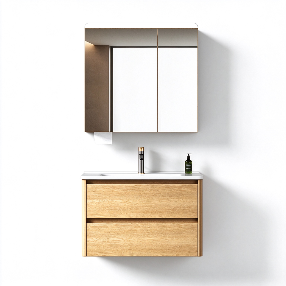 Stainless Steel Bathroom Cabinet with Smart Mirror Wall-Mounted ...