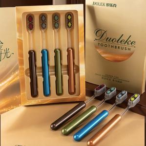 <span class=keywords><strong>Brosse</strong></span> à dents de luxe pour adultes à usage domestique, à poils <span class=keywords><strong>ultra</strong></span>-fins et extra-doux, personnalisable et colorée - Product Image 6