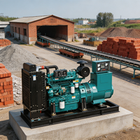 Groupe électrogène diesel 150 kW 187,5 kVA de type ouvert alimenté par un moteur Cummins avec AVR pour usine et usine de fabrication de briques