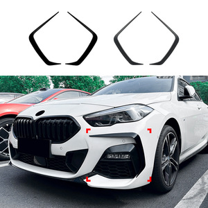 Pegatinas para la rejilla de ventilación delantera del BMW Serie 2 F44 M Sport 2020-2024, textura de fibra de carbono negro piano, pegatinas para la carrocería. - Product Image 5