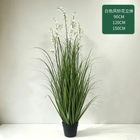 Plante artificielle d'oignon en pot pour décoration intérieure, en plastique, idéale pour les fêtes