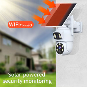 Système de surveillance de caméra sans fil extérieure CCTV alimenté par énergie solaire Wifi 6MP, kits Wifi à 360 degrés avec solaire et <span class=keywords><strong>NVR</strong></span> - Product Image 2