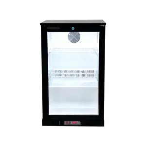 热卖迷你酒吧冰箱玻璃门能量饮料展示带CE的商用冰箱